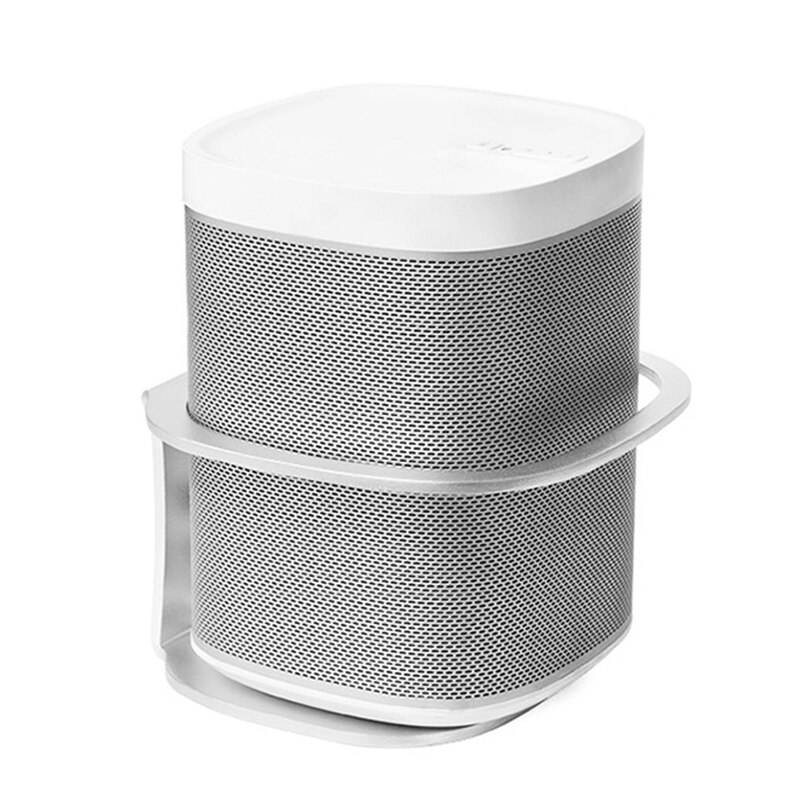 Lejiahong Wall Mount Compatible for Sonos One SL Play 1 Smart Speaker Sturdy Metal Made Mount Stand Holder(Silver)