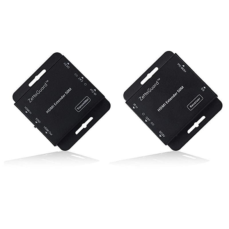 164-Feet HDMI Extender Over Single CAT5/CAT6 Ethernet Cable with IR Control, 1080P & 3D Support with Vibrant