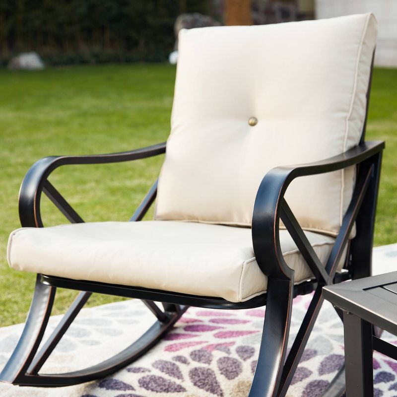 3pc Rocking Chair Patio Seating Set - Patio Festival