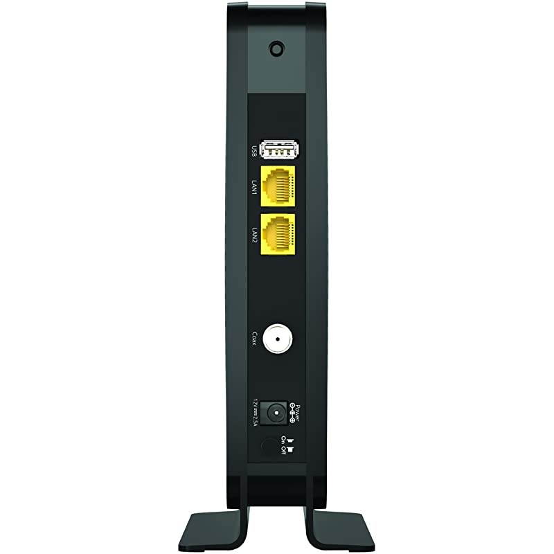 N600 (8x4) WiFi DOCSIS 3.0 Cable Modem Router (C3700) Certified for Xfinity from Comcast, Spectrum, Cox, Spectrum & more