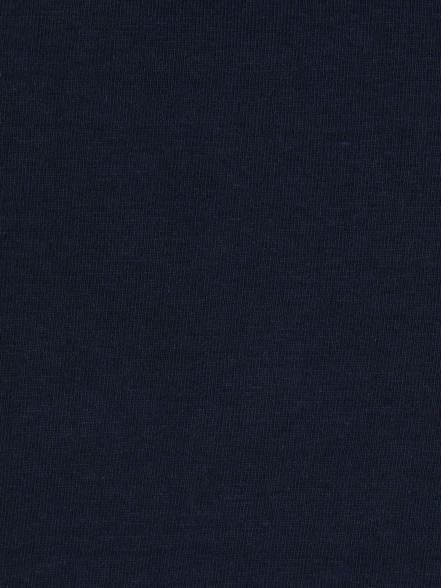 Juniors by Lifestyle Boys Navy & White Cotton Color Block T Shirt