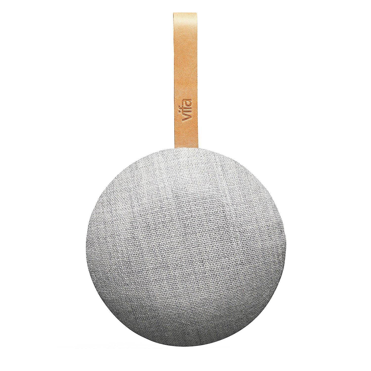 Vifa Reykjavik Sleek Compact HiFi Rechargeable Bluetooth Sandstone Grey Speaker