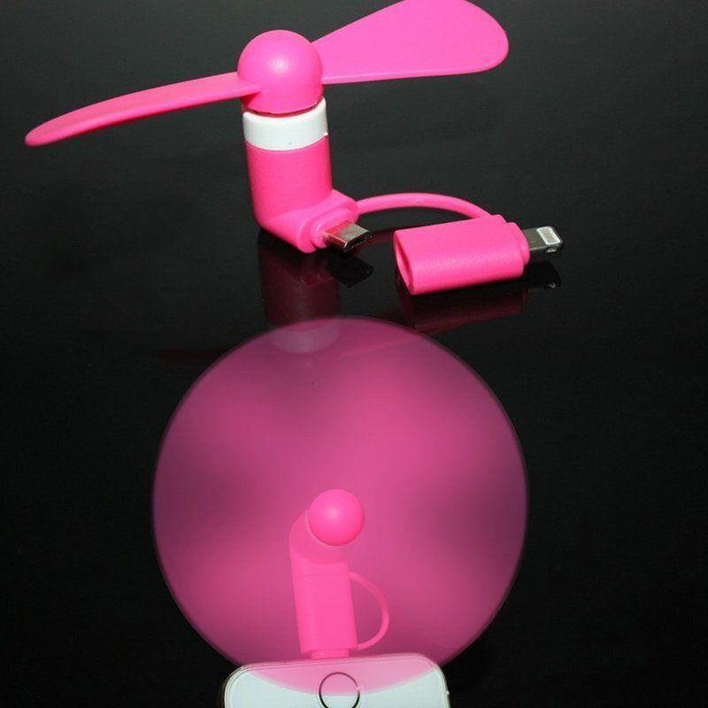 Portable Android iPhone PC Super Mute Cooler Micro Mini Fan For Smartphones