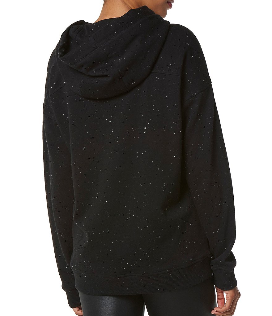 Splendid Knit Zip Up Drawstring Hoodie