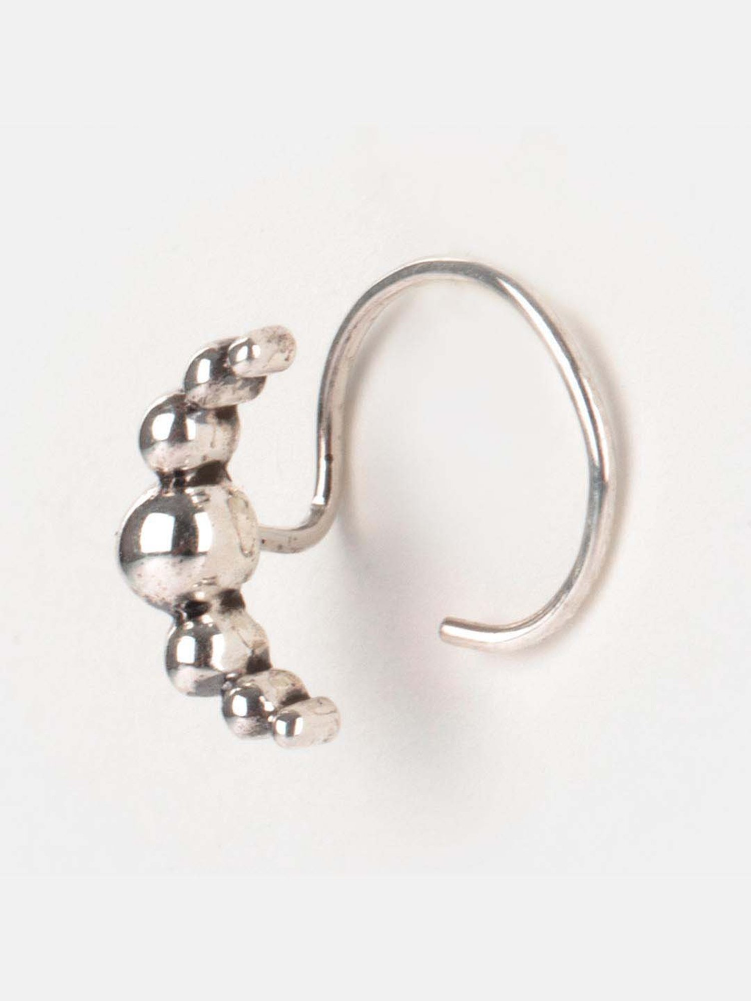 Shaya 92.5 Sterling Silver A Shooting Star Nosepin for Women