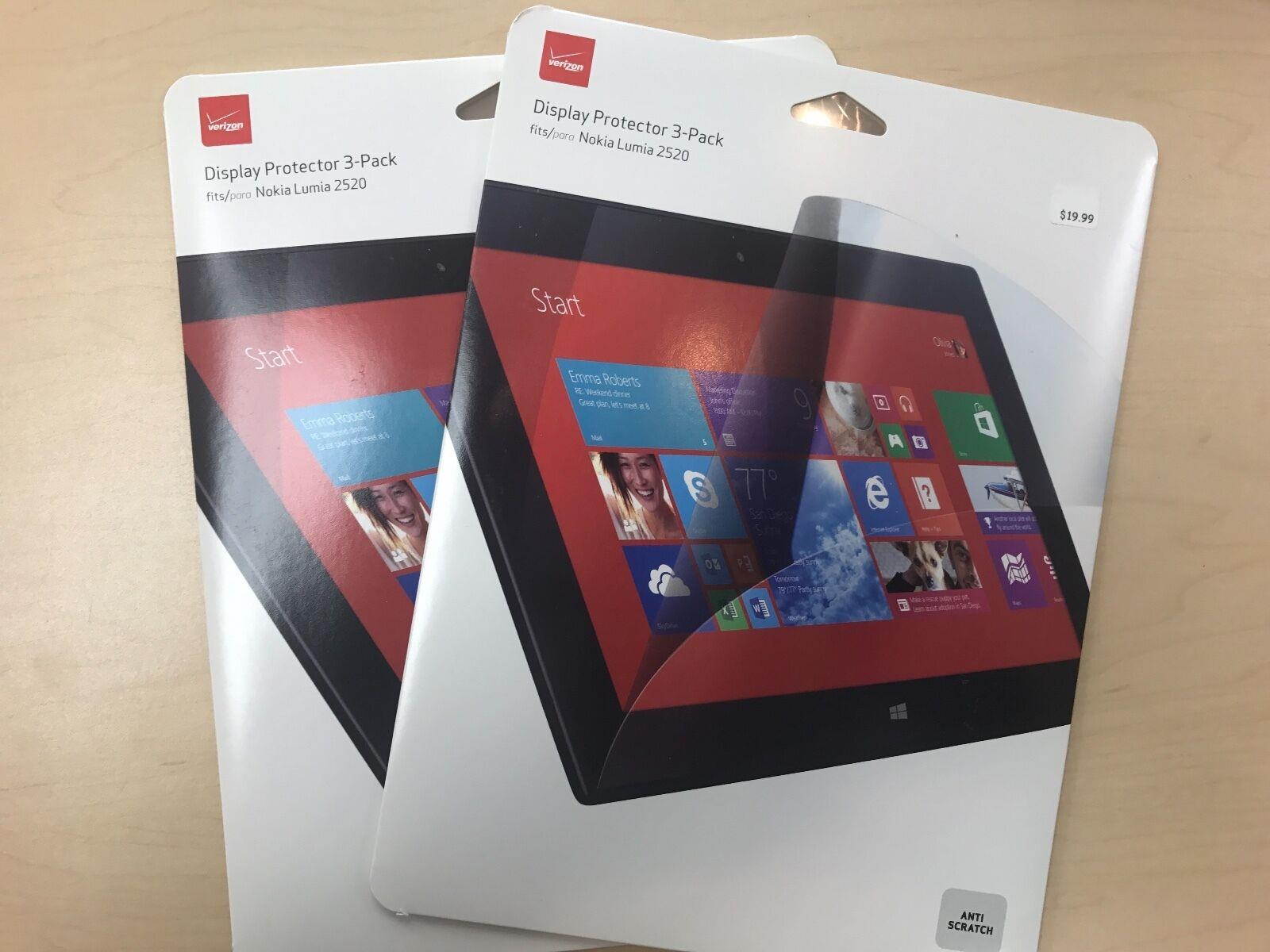 6-Pack Verizon Screen Protector for Nokia Lumia 2520 (3-Pack X 2)