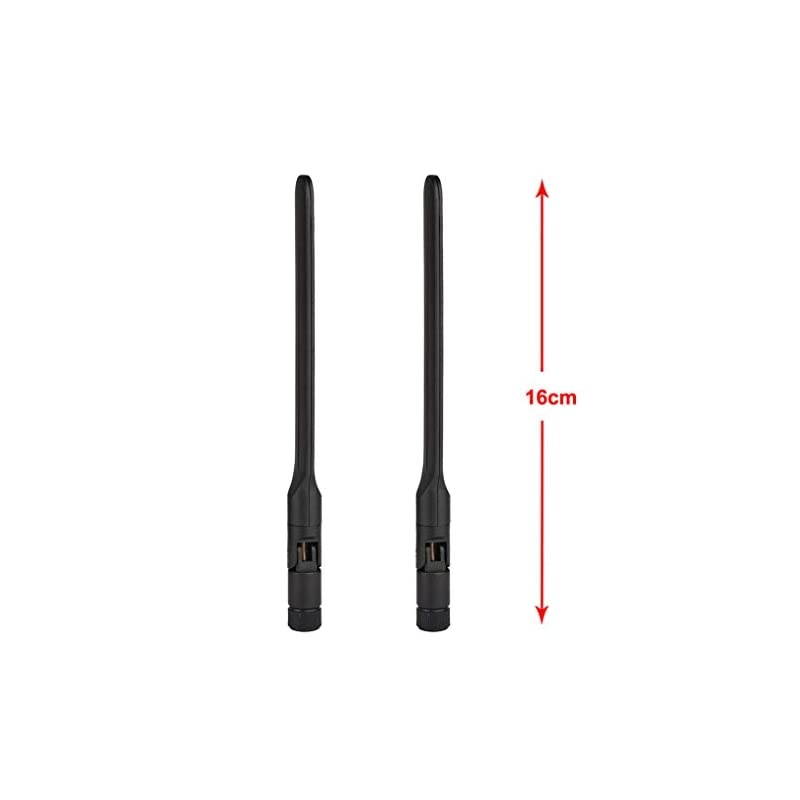 4G LTE 3dBi External SMA Male Antenna 2Pack Compatible with 4G LTE Wireless Router CPE Hotspot Industrial IoT Router Cellular Gateway Terminal Outdoor Cellular Security Camera