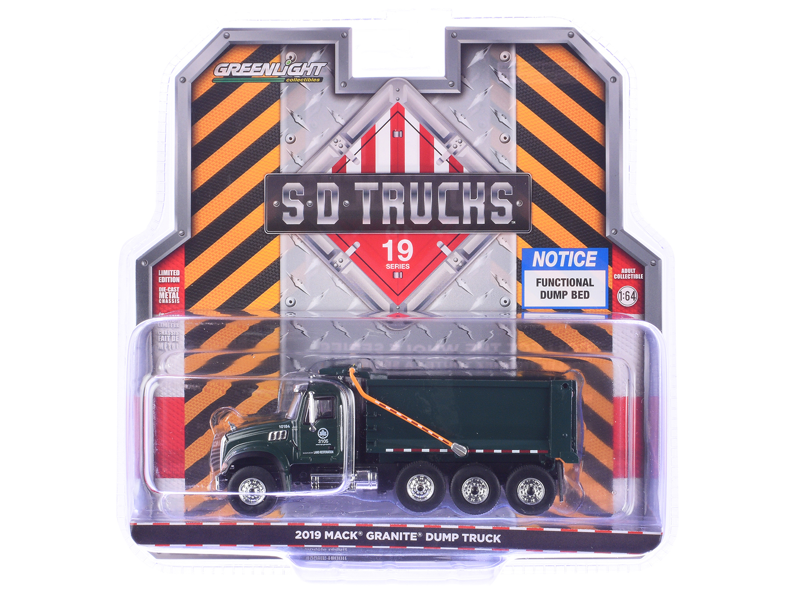 "S.D. Trucks" Series 19 Set of 3 pieces 1/64 Diecast Models by Greenlight