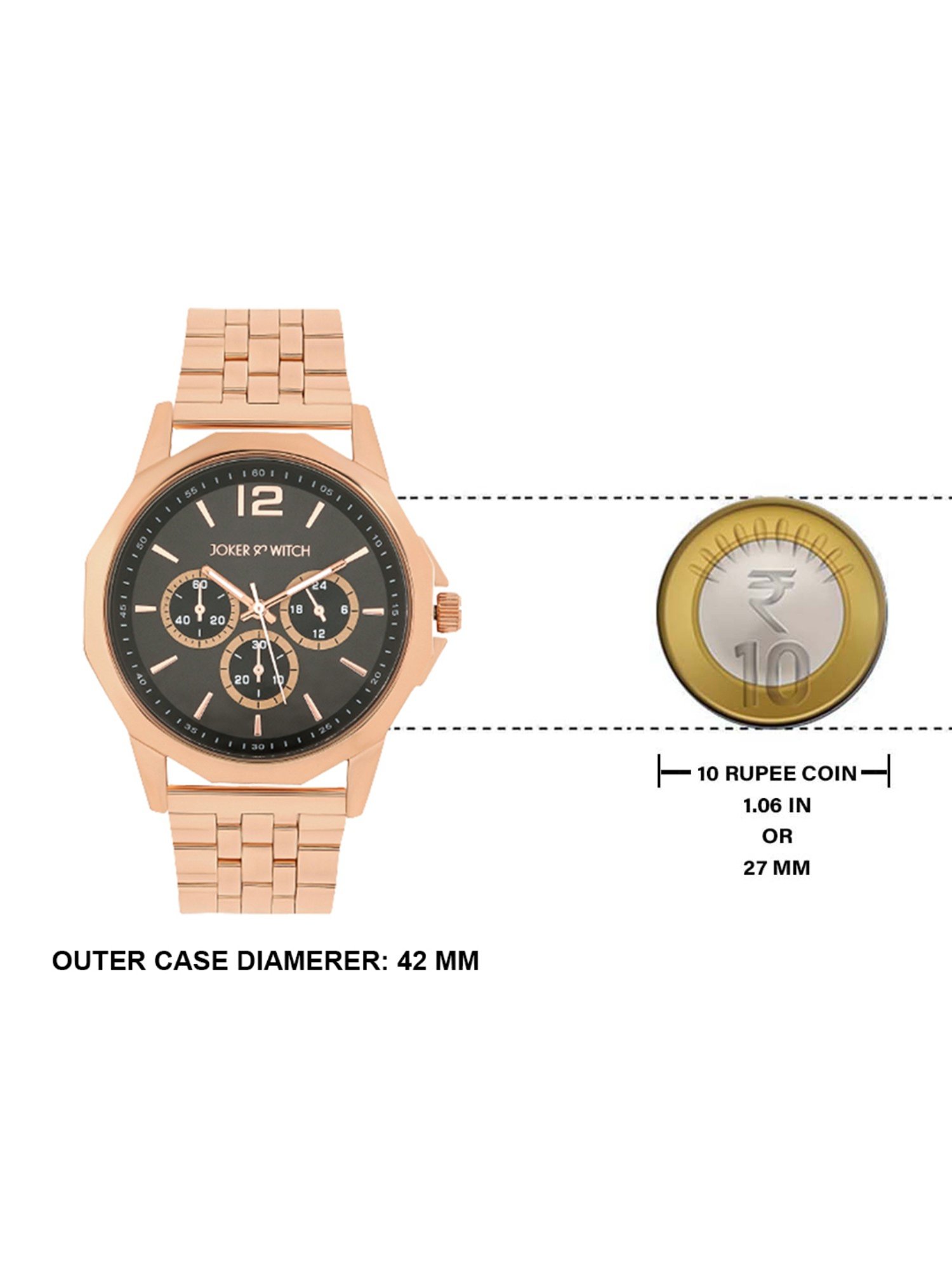 Joker and Witch AMWW666 Daytona Multifunction Watch for Men