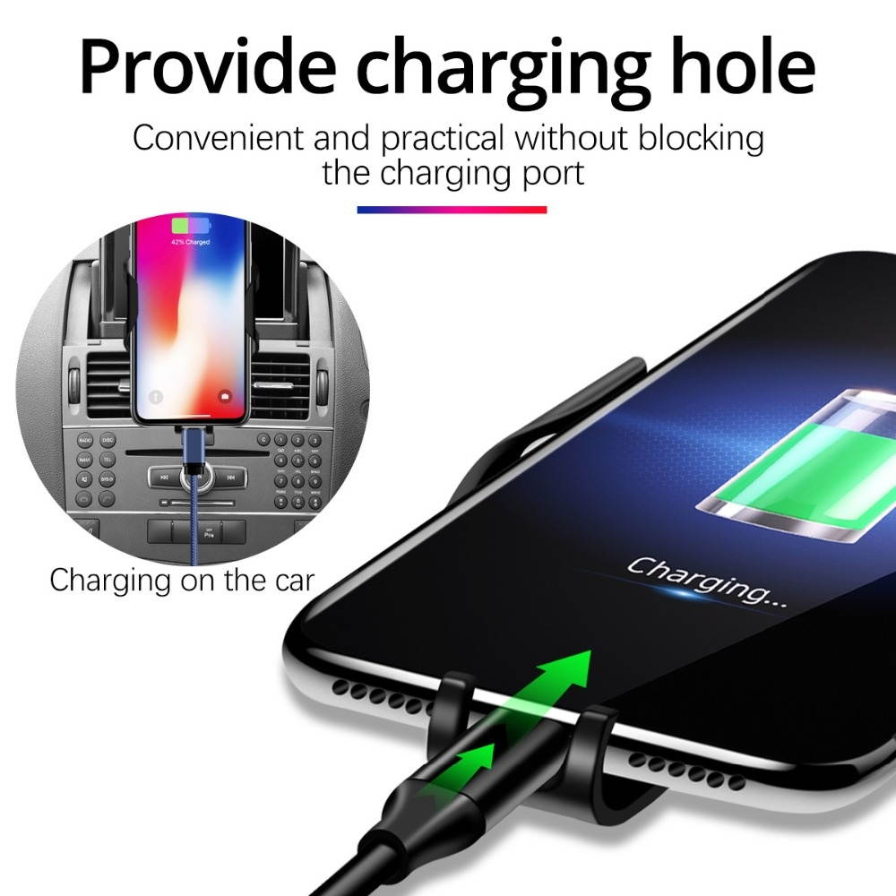 FONKEN Air Vent Gravity Linkage Automatic Lock Car Phone Holder For 4.7 Inch - 6.0 Inch Smart Phone  002