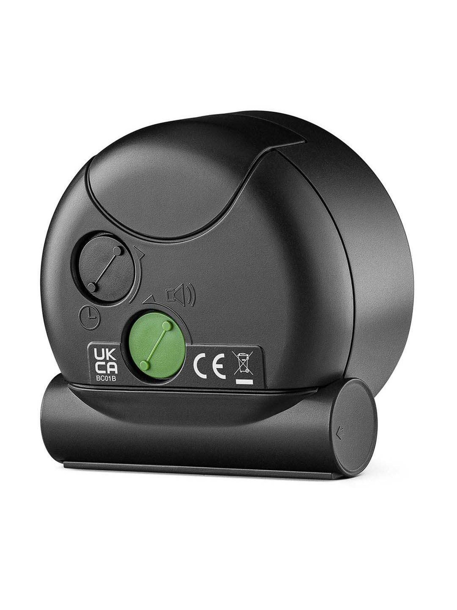 Braun Black Classic Analog Alarm Clock