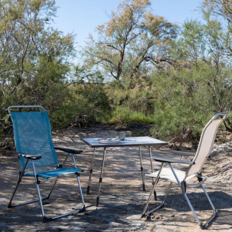 Mac Sports Beach Day Foldable Chaise Lounge Chair & Integrated Pull Cart Combo