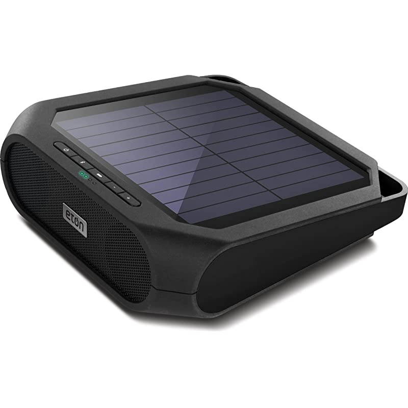 Rugged Rukus Rechargeable & Solar Powered Wireless Bluetooth Sound System & Smartphone Charger