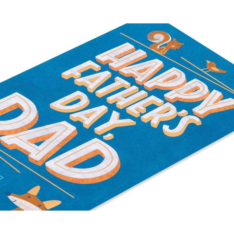 Father's Day Greeting Card 'Happy Fathers Day' with Critters