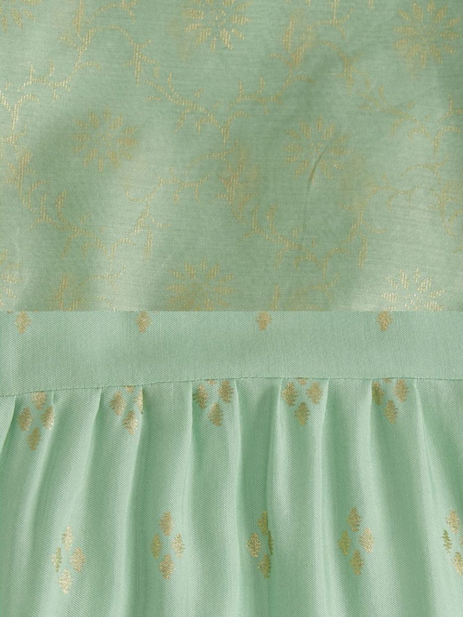 Akkriti by Pantaloons Kids Mint Green Printed Dress