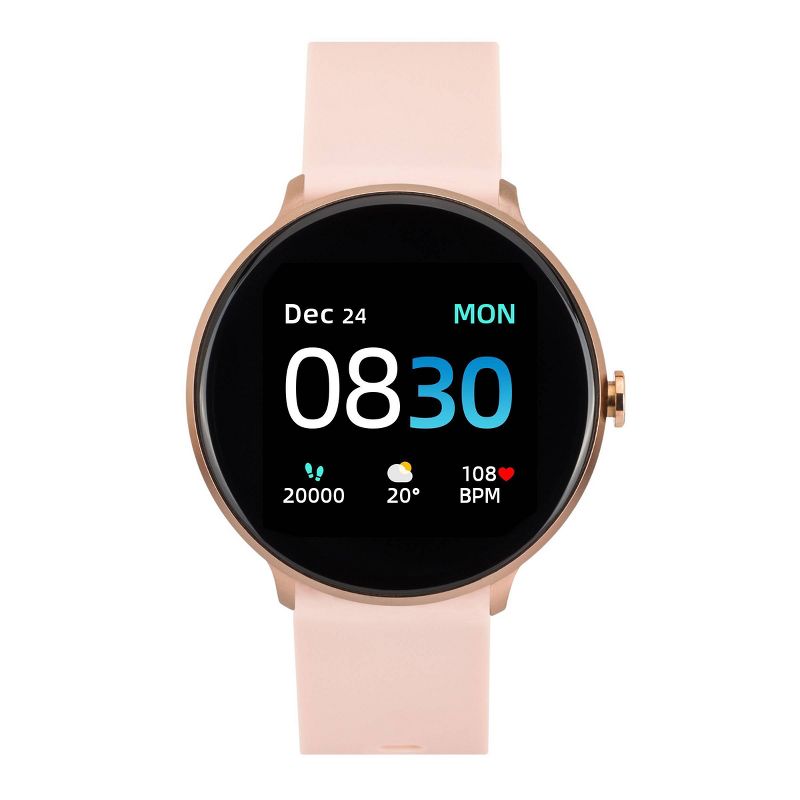 iTouch Sport Fitness Smartwatch 43mm - Rose Gold with Blush Band