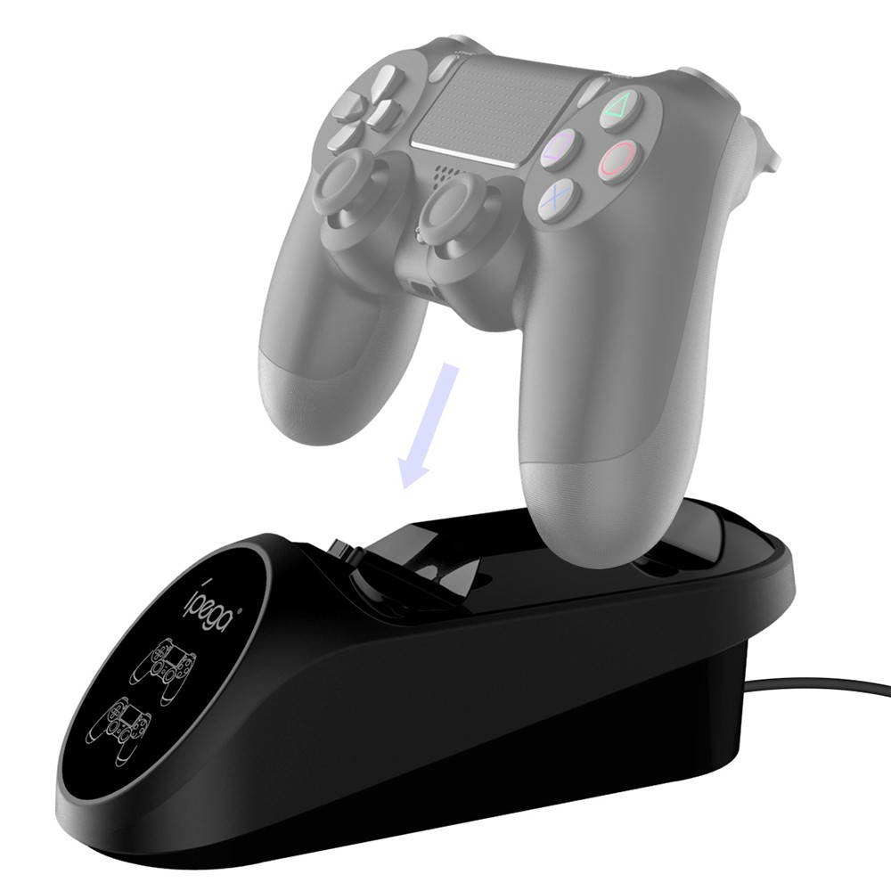iPega PG-9180 Dual Charging Base Charger Dock Stand Station with LED Display Indicator Replacement for Playstation 4 PS4 Game Controller Gamepad