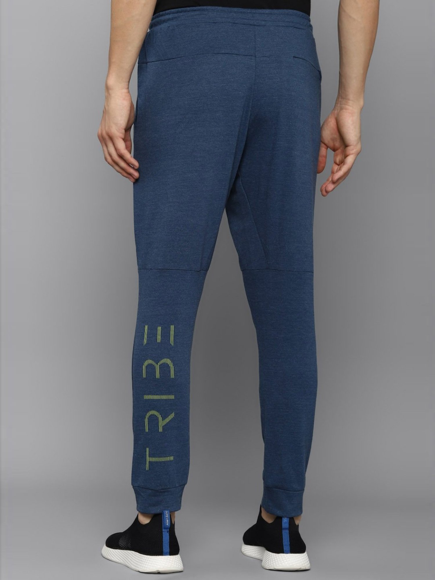 Tribe by Allen Solly Navy Blue Regular Fit Joggers