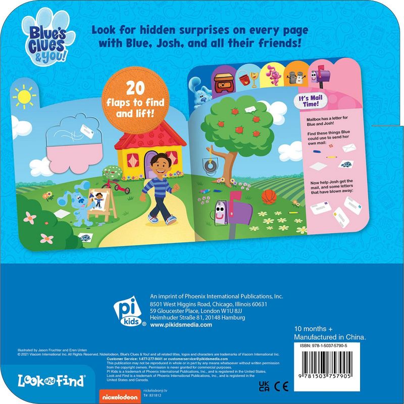 Nickelodeon Blue's Clues & You: Peek-A-Boo, Blue! - (Look and Find) (Board Book)