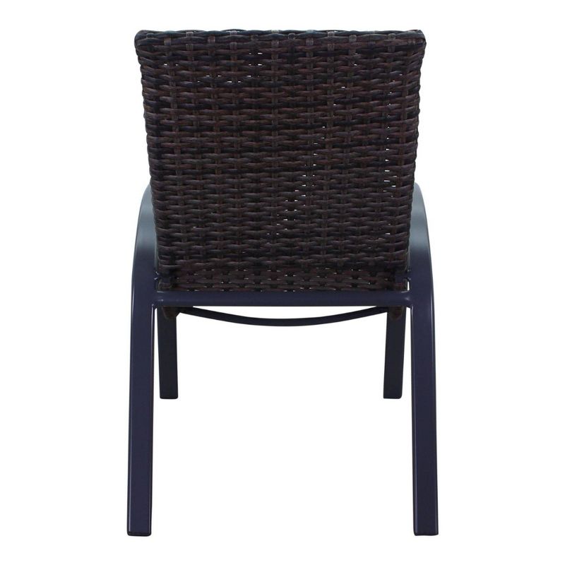 Santa Fe 4pc Wicker Chairs - Silver - Courtyard Casual