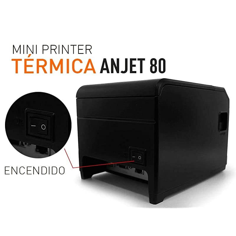 Thermal Printer 318 80mm Receipt Printer POS Printer with Auto Cutter ESCPOS Support Windows Pos System ANJET80