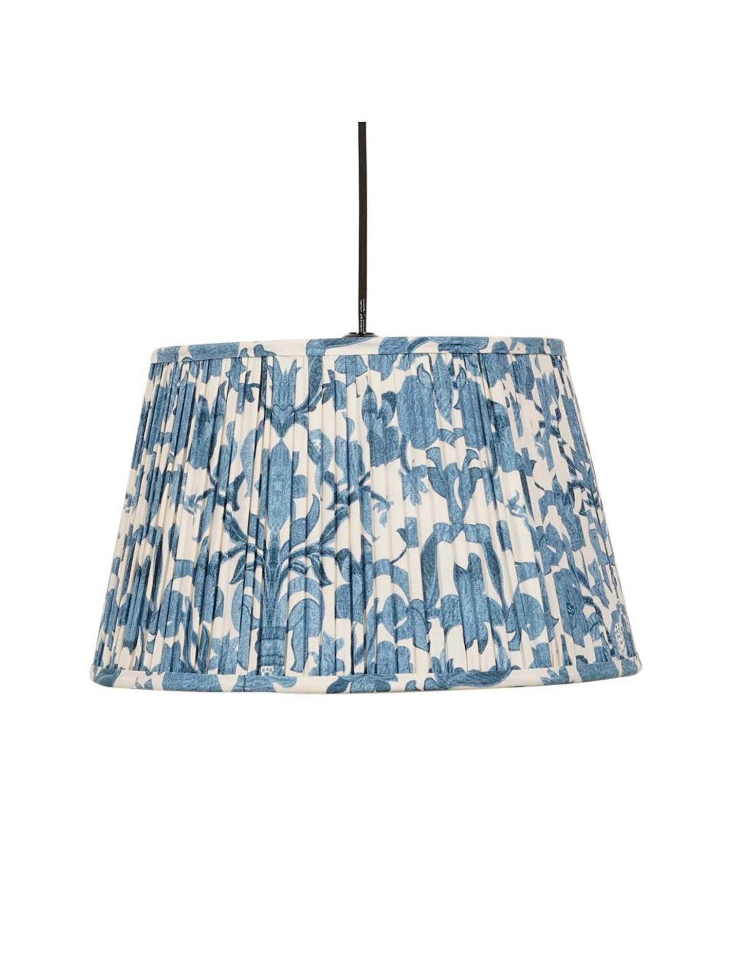 Kapoor E Illuminations Blue & Black Cotton Hand Made Pendant Light