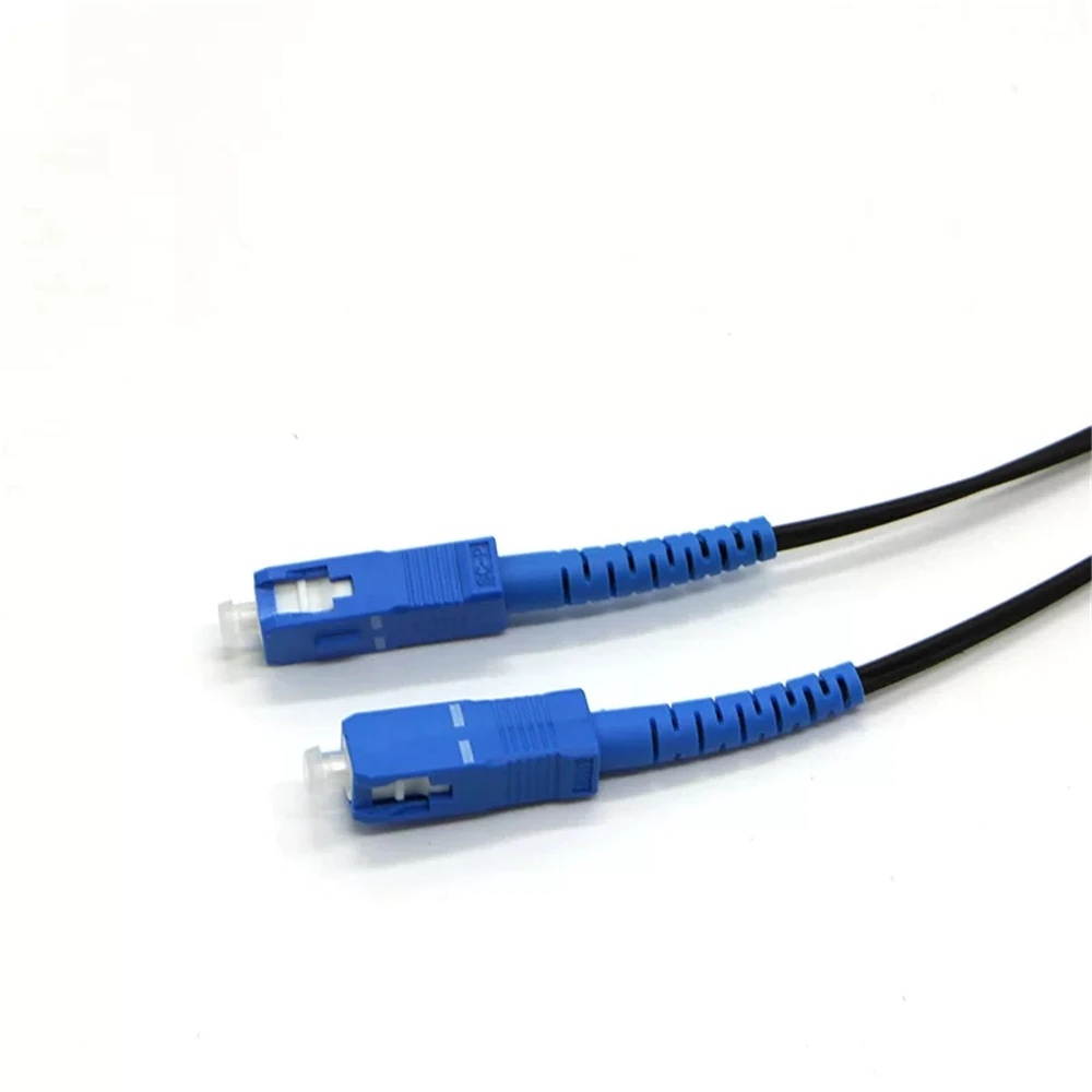 280M SC/UPC 2 Cores Outdoor Drop optic patch cord single mode  Drop Fiber Optic Jumper G652D Patch lead cable 3 steel 280mtr