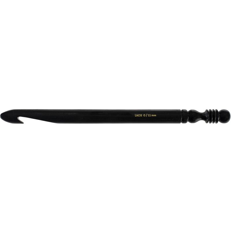 Lacis Ebony Crochet Hook-Size O/11mm