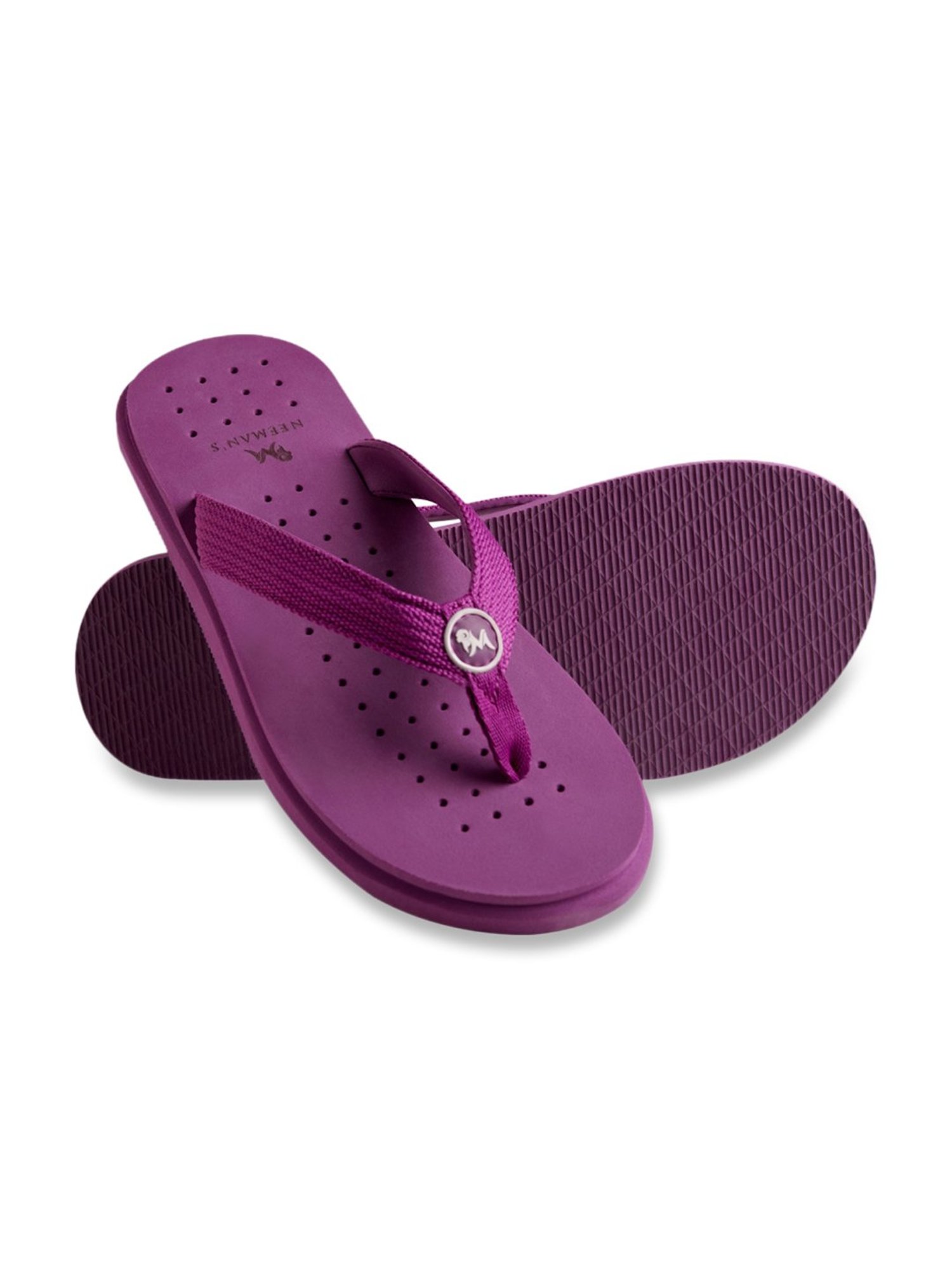 Neemans Men's Eco Flips Purple Flip Flops