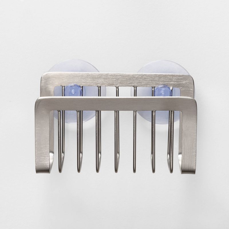 Stainless Steel Small Suction Sink Caddy Silver - Made By Design™