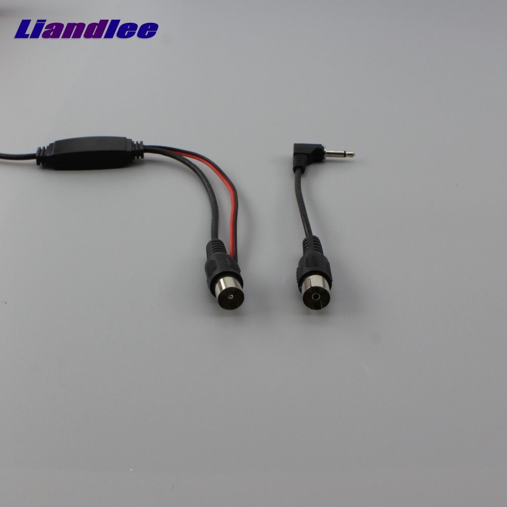 Car Active Digital TV Antenna Amplifier DVB T ISDB T ATSC Aerial IEC 3.5mm TRS Connector Male Plug Booster ANT #AM4585 (1pcs)