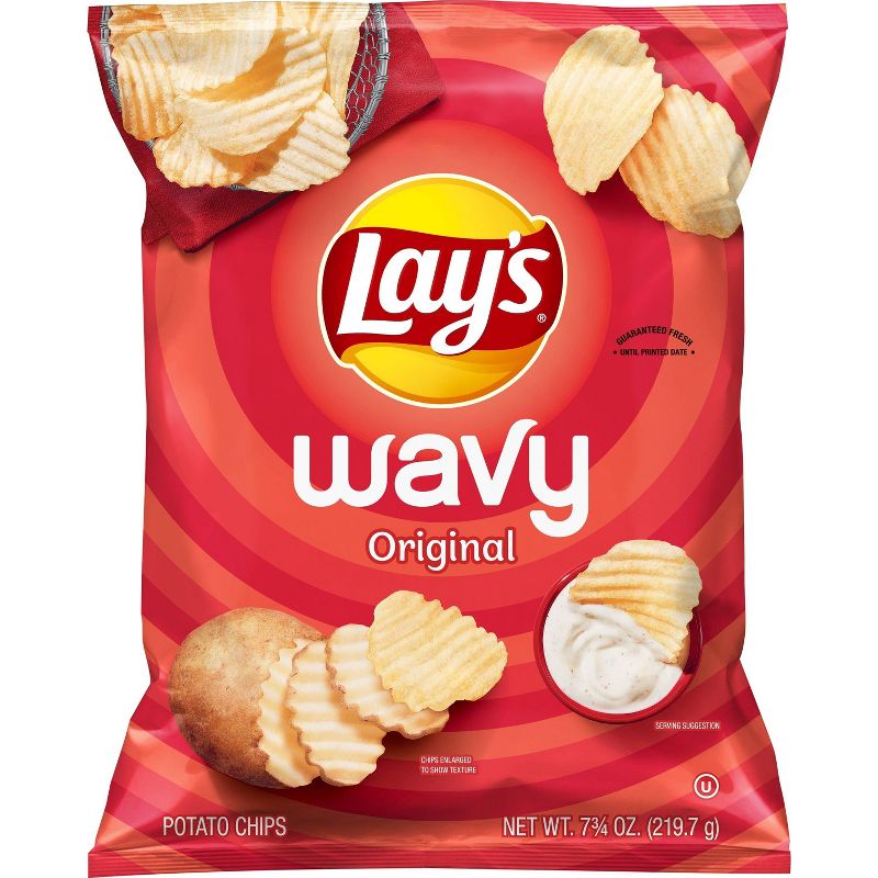 Lay's Wavy Original Potato Chips - 7.75oz