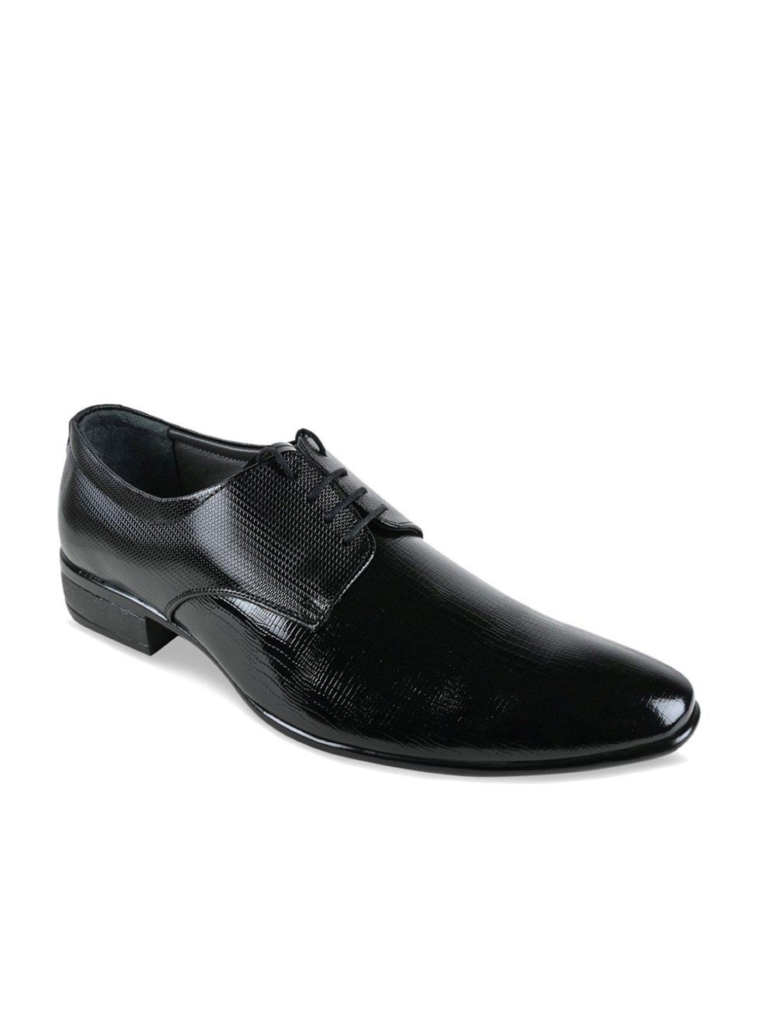 Regal Men's Black Derby Shoes