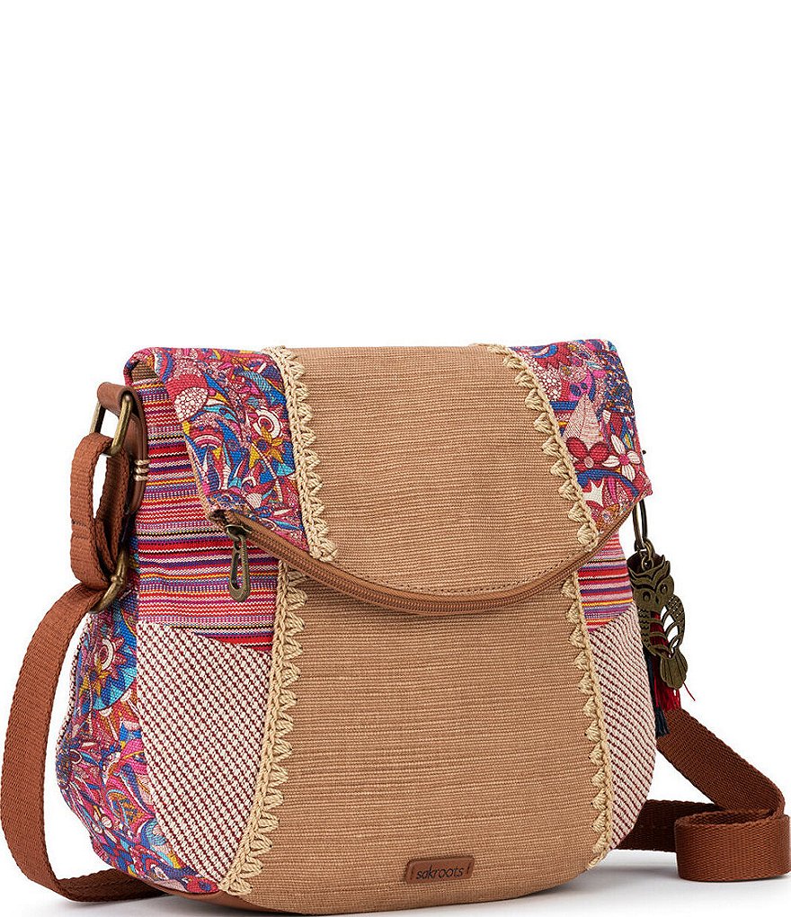 Sakroots Foldover Colorblock Crossbody Bag