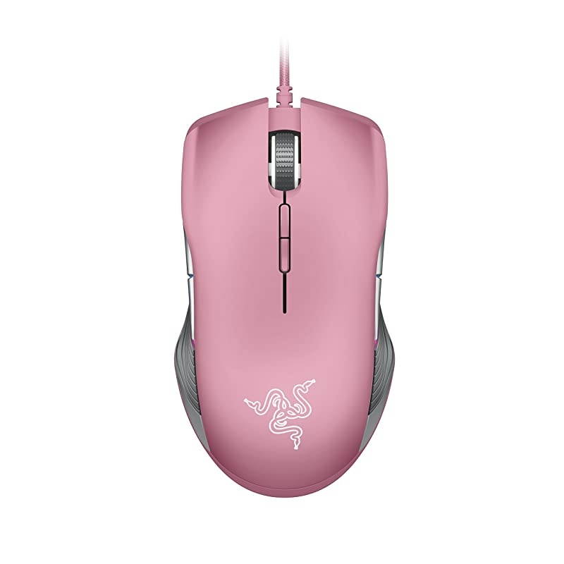 Lancehead TE Ambidextrous Gaming Mouse 16000 DPI Optical Sensor Chroma RGB Lighting 8 Programmable Buttons Mechanical Switches Quartz Pink