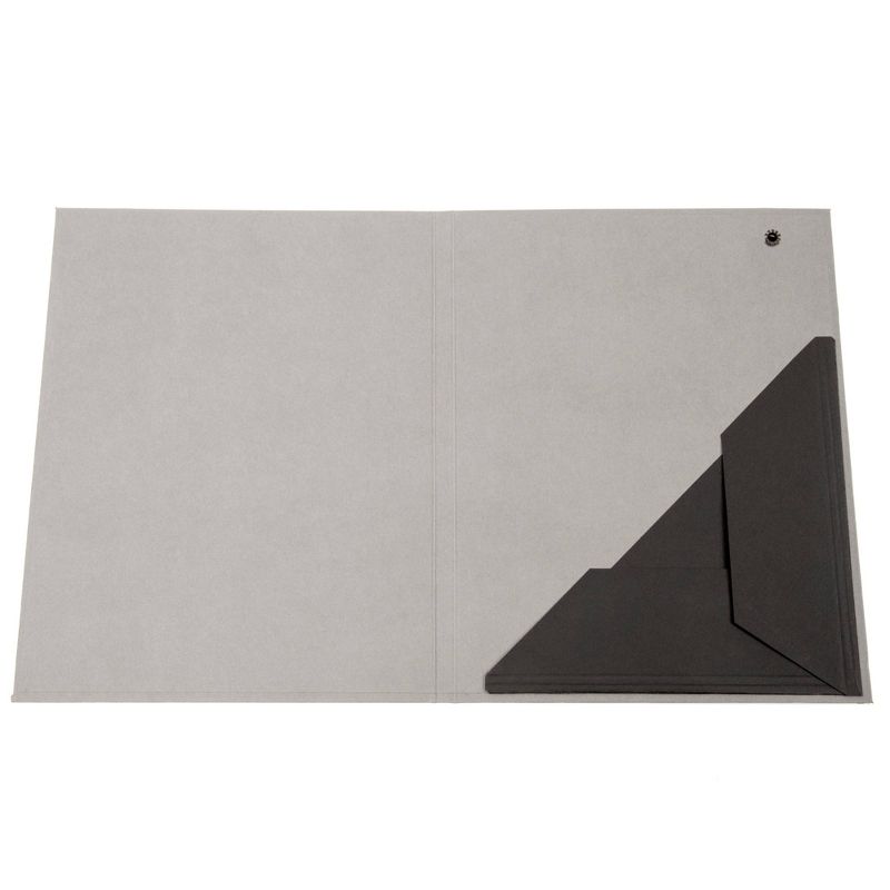 Paul 3pk Letter Size Classification Folders Gray - Bigso Box of Sweden