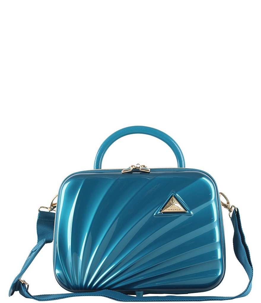 ROYCE New York Leather Large Cosmetic Bag