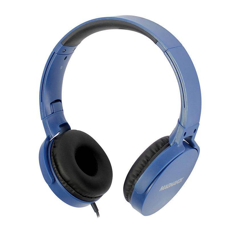 MAGNAVOX Blue MHP5026MBL Foldable Stereo Headphone