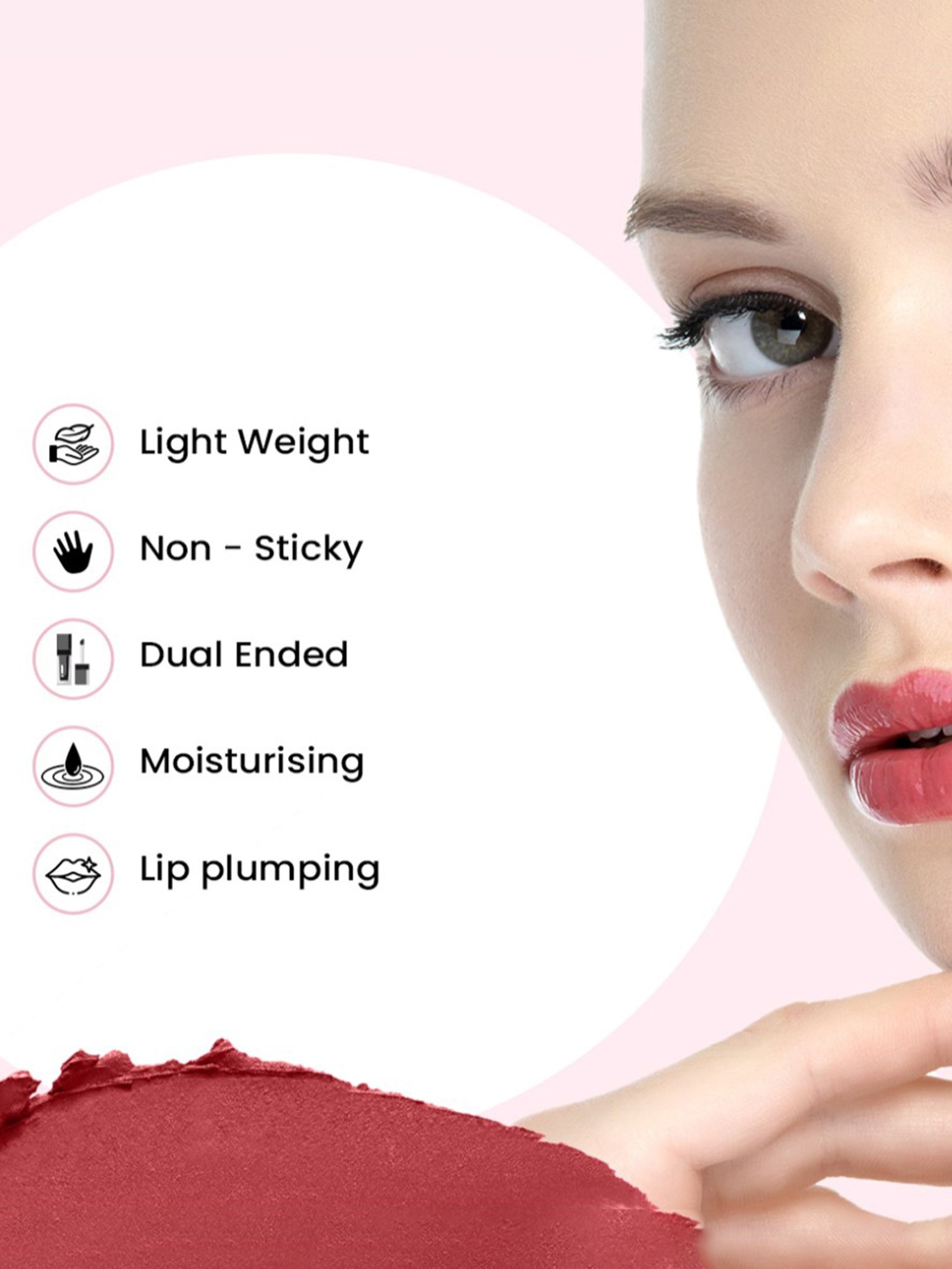 BH Cosmetics x Doja Cat Muse Plumping Lip Gloss Red - 3 ml