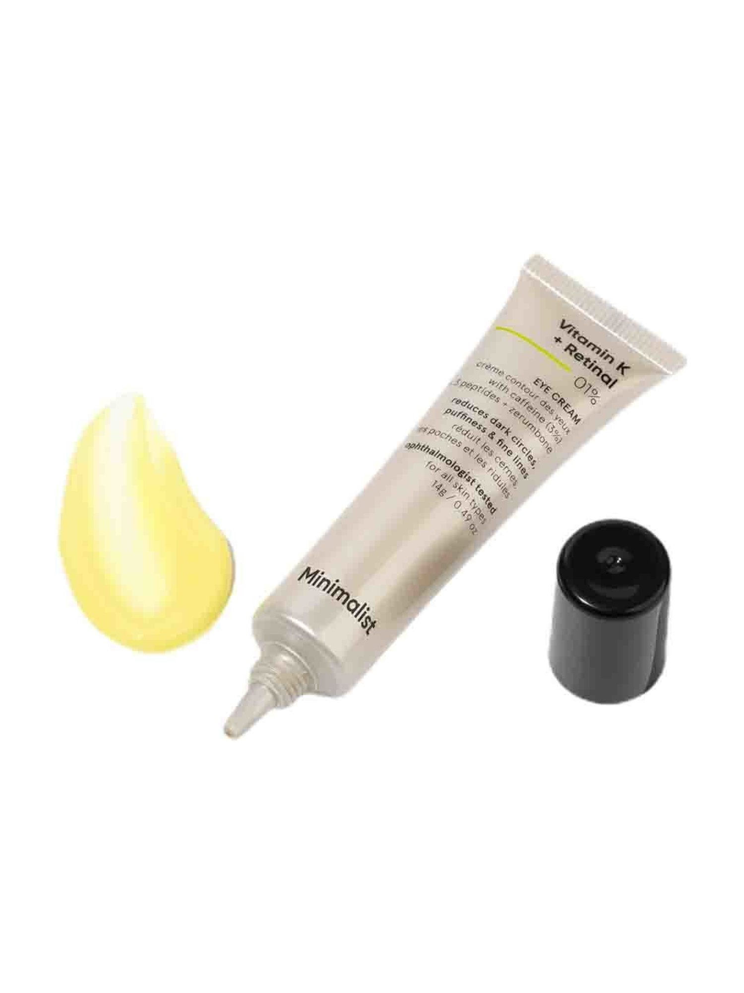 Minimalist Vitamin K + Retinal 01% Eye Cream - 14 gm