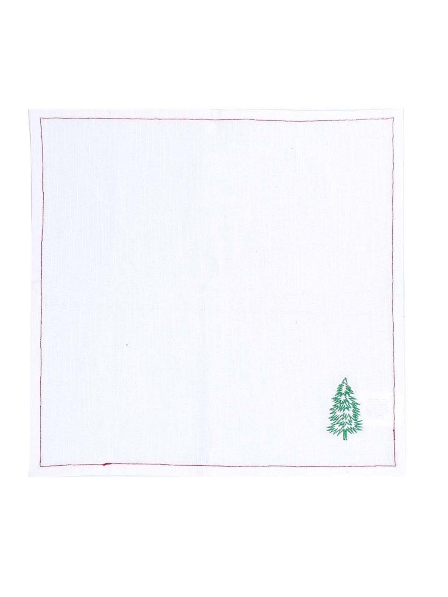 House This Sparkling Tree Off White Cotton Napkins