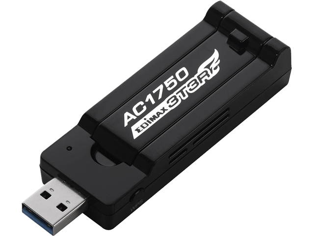 EDIMAX EW-7833UAC AC1750 Dual-Band Wi-Fi USB 3.0 Adapter with 180-degree Adjustable Antenna