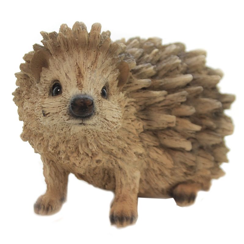 Animal 6.25" Driftwood Standing Hedgehog Spiny Mammal Forest Pacific Trading  -  Decorative Figurines