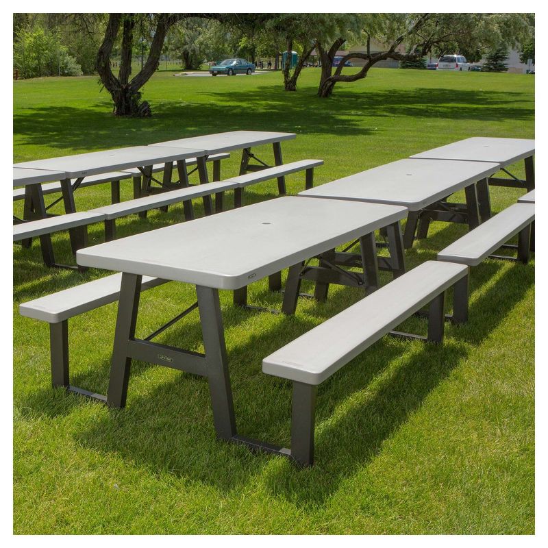 Rectangle Picnic Table Beige - Lifetime