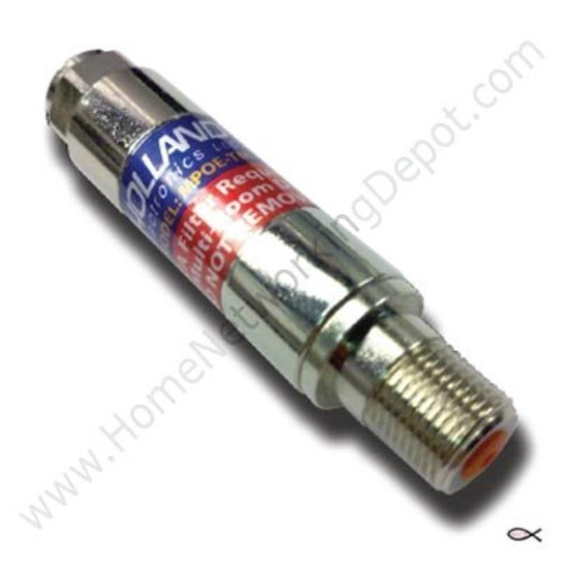 Filter, MoCA "POE" Filter for Cable TV Coaxial Networking ONLY