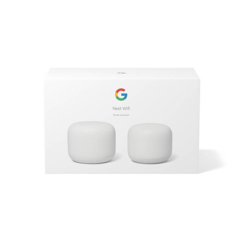 Google Nest Wifi Router and Point (2 pack)