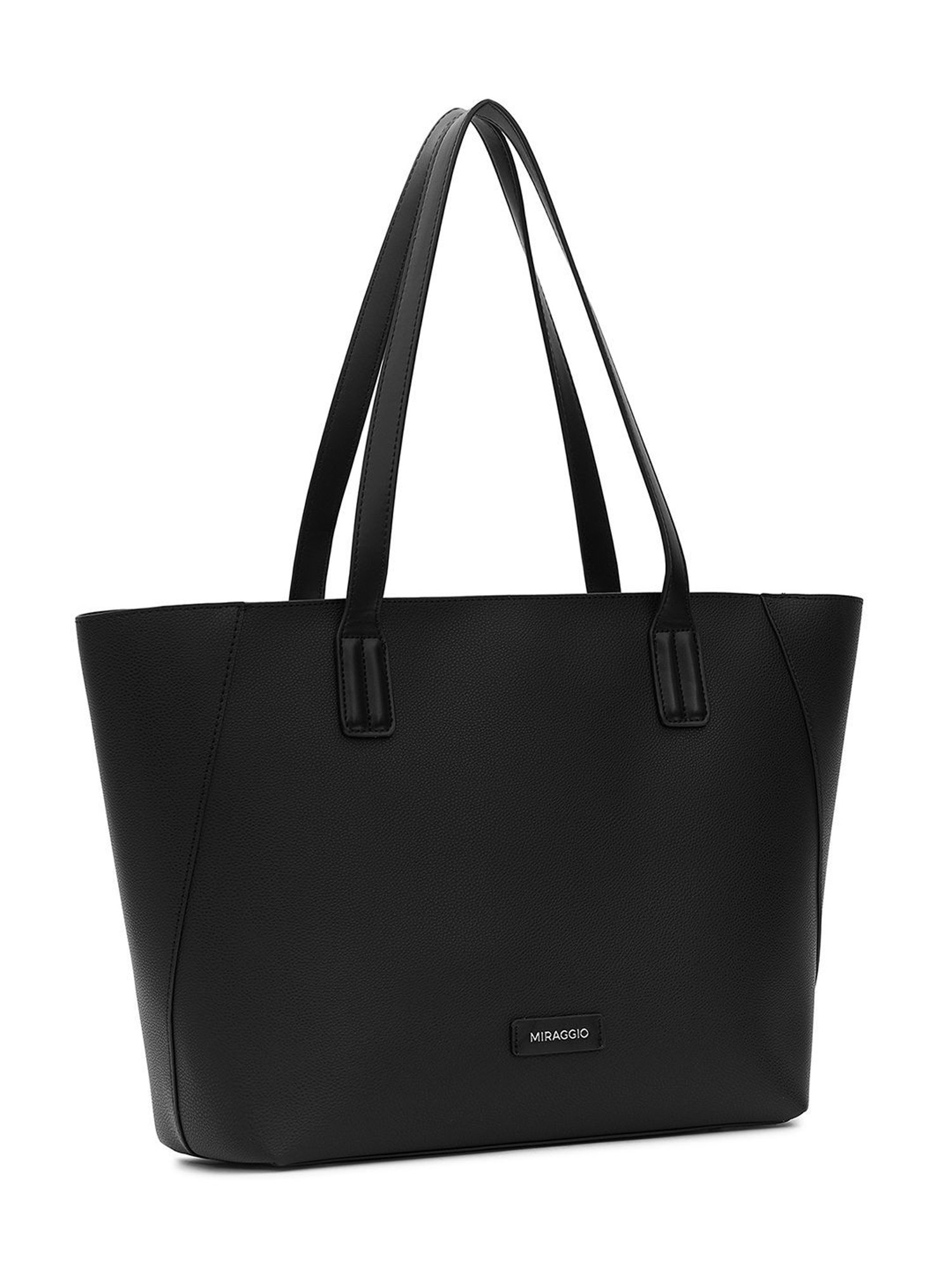 Miraggio Fiji Black Large Tote Bag