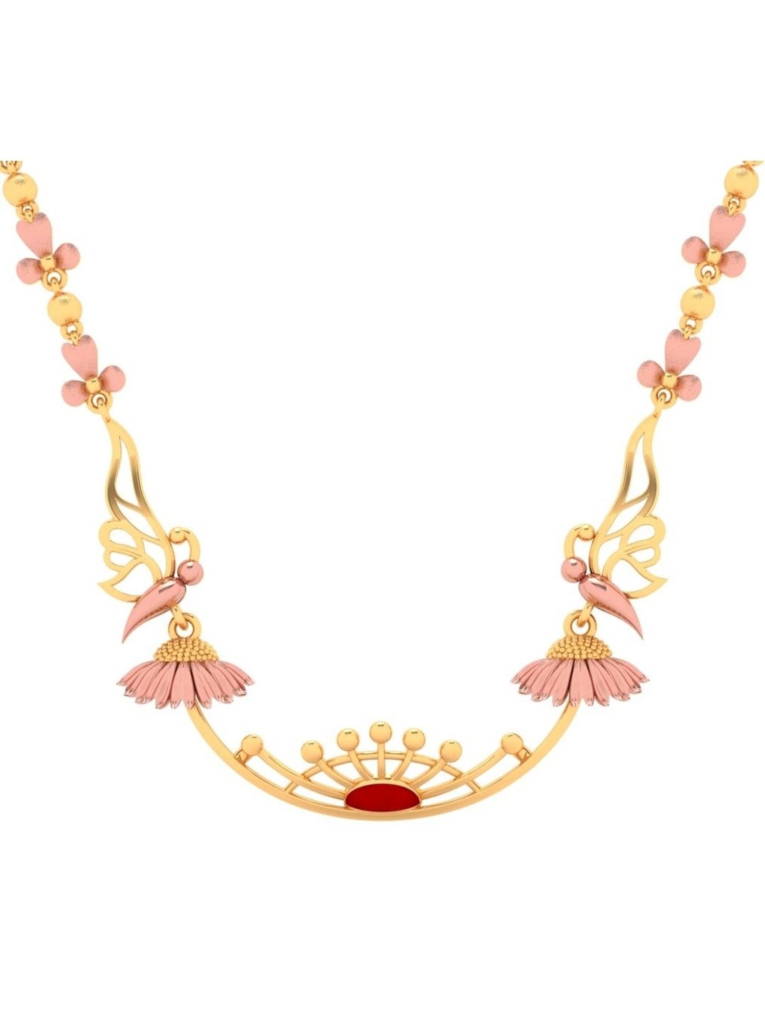 P.C. Chandra Jewellers 14k Yellow Gold Special Design Necklace