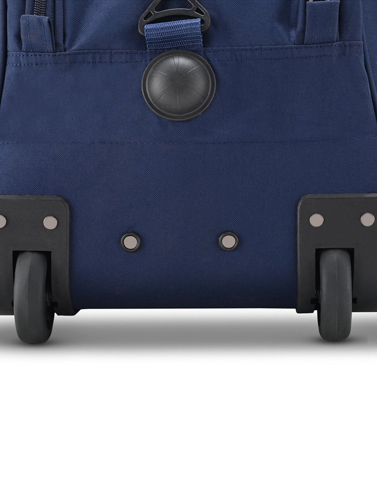 Harissons Blue & Orange Printed Large Duffel Trolley Bag - 24 inch