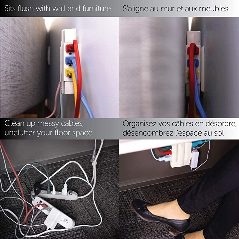 Space Saver Swivel Surge Protector Wall Adapter Tap Grounded Outlets White Finish7732001